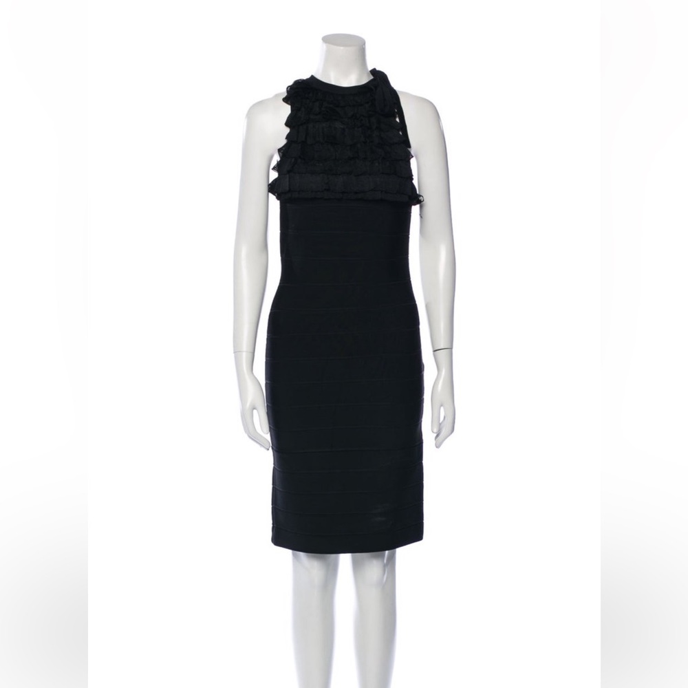 Herve leger classic bandage dress